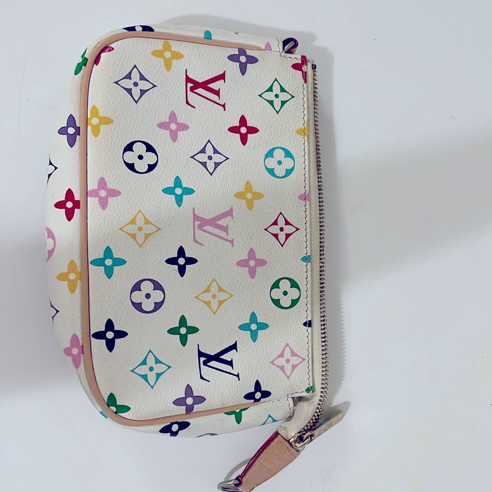 AUTHENTIC Louis Vuitton Multicolor Monogram Pochette